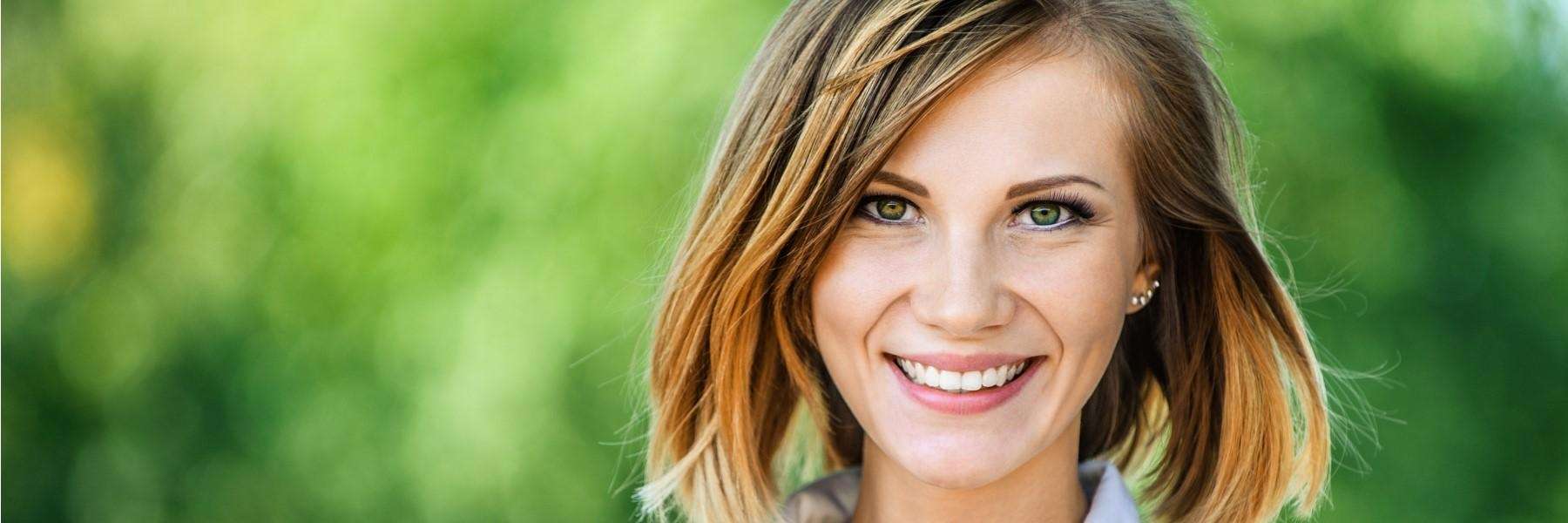 woman with beautiful smile